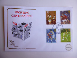 GREAT BRITAIN SG 1134-37 SPORTS CENTENARIES   FDC WEMBLEY - Ohne Zuordnung