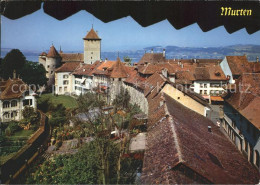 11896388 Murten Morat Altstadtpartie Mit Schloss Murten - Autres & Non Classés