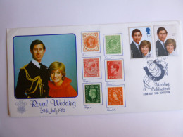GREAT BRITAIN SG 1160-61 ROYAL WEDDING   FDC WEDDING CELEBRATIONS 22 JULY 81  - Unclassified