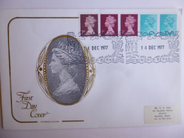 GREAT BRITAIN SG DEFINITIVES ISSUE DATED  14.12.77 FDC  - Ohne Zuordnung