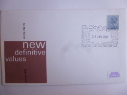 GREAT BRITAIN SG DEFINITIVES ISSUE DATED  26.01.81 FDC  - Ohne Zuordnung