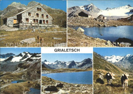 11896371 Davos Dorf GR Grialetsch Huette Gletscher Piz Sarsura Piz Vadret Und Gr - Autres & Non Classés