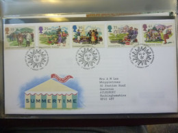 GREAT BRITAIN SG 1834-38 THE FOUR SEASONS. SUMMERTIME EVENTS   FDC - Sin Clasificación