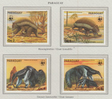 PARAGUAY 1985 WWF  Mi 3854-3857 MNH(**) Fauna 715 - Nuovi