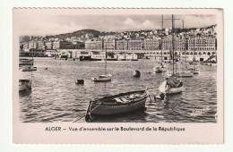 Algérie . Alger . Vue  D''Ensemble Sur Le Boulevard De La République . Edit  Jomone - Algiers