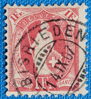 Zu  91C / Mi 79D / YT 98 11½/12 Obl. ALBISRIEDEN 14.9.07 LUXE SBK 23 + CHF Voir Description + Images Recto/verso - Used Stamps