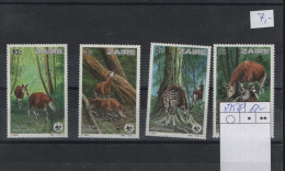 Kongo Kinshasa Michel Cat.No. Mnh/** 875/878 Wwf - Ongebruikt