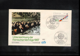 Germany 1982 Dr.Konrad Adenauer - 25th Anniversary Of Rome Contracts FDC - Autres & Non Classés