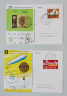 2 FDC Letters, One From Suisse, One From Helvetia And The Backside And A Letter To It. - Sonstige - Europa