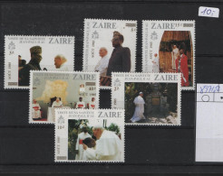 Kongo Kinshasa Michel Cat.No. Mnh/** 897/902 Pope Paul - Ungebraucht