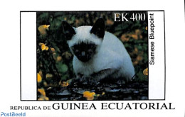 Equatorial Guinea 1976 Siam Cat S/s, Mint NH, Nature - Cats - Guinea Ecuatorial