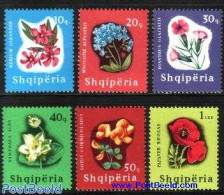 Albania 1965 Flowers 6v, Mint NH, Nature - Flowers & Plants - Albania