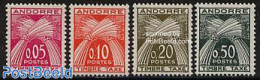 Andorra, French Post 1961 Postage Due 4v, Mint NH - Andere & Zonder Classificatie