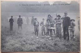 Camp Des  éclaireurs Français - Sentinelle Et Vendeur De Cartes Postales - Voir Cachet Camp Groupe Lazare Hoche - Padvinderij