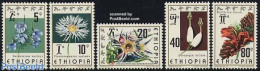 Ethiopia 1976 Flowers 5v, Mint NH, Nature - Flowers & Plants - Äthiopien