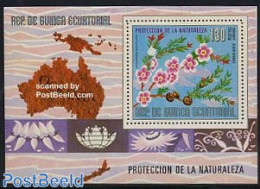 Equatorial Guinea 1976 Australian Flowers S/s, Mint NH, Nature - Flowers & Plants - Guinée Equatoriale