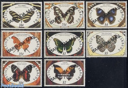 Barbuda 1991 Butterflies 8v, Mint NH, Nature - Butterflies - Barbuda (...-1981)