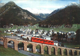 11891291 Davos GR Parsennbahn Mit Seehorn Und Pischahorn Davos Platz - Autres & Non Classés