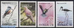 Antigua & Barbuda 1980 Birds 4v, Mint NH, Nature - Birds - Kingfishers - Pigeons - Hummingbirds - Antigua Et Barbuda (1981-...)