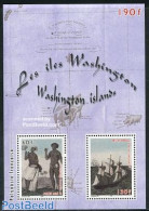 French Polynesia 2006 Washington Islands S/s, Mint NH, History - Transport - Various - Ships And Boats - Maps - Ungebraucht