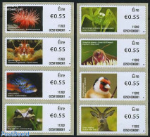 Ireland 2011 Animals 8v S-a, Mint NH, Nature - Animals (others & Mixed) - Birds - Deer - Fish - Frogs & Toads - Insect.. - Neufs