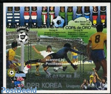 Korea, North 1981 Gold Cup Uruguay S/s, Mint NH, Sport - Football - Corea Del Norte