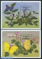 Antigua & Barbuda 1994 Butterflies 2 S/s, Mint NH, Nature - Butterflies - Antigua Et Barbuda (1981-...)