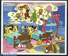 Sierra Leone 1990 Minnie Dreams Of Sweets S/s, Mint NH, Religion - Christmas - Art - Disney - Navidad