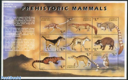 Antigua & Barbuda 1999 Preh. Animals 9v M/s, Mint NH, Nature - Prehistoric Animals - Prehistorisch