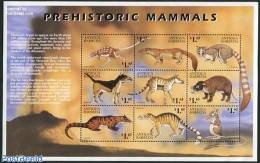 Antigua & Barbuda 1999 Preh. Animals 9v M/s, Mint NH, Nature - Prehistoric Animals - Prehistóricos