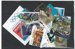 MEXICO:  Lot De 20 Timbres Recents Oblitérés 1ère Qualité, Grands Formats Differents, Inclus 1 Bloc-Feuillet. Lot # 7 - Lots & Kiloware (mixtures) - Max. 999 Stamps