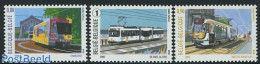 Belgium 2008 Tramways 3v, Mint NH, Transport - Railways - Trams - Ungebraucht