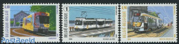 Belgium 2008 Tramways 3v, Mint NH, Transport - Railways - Trams - Ongebruikt