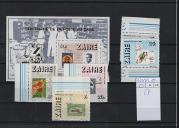 Kongo Kinshasa Michel Cat.No. Mnh/** 933/937 + Sheet 57 - Ungebraucht