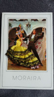 CARTE  BRODEE FOKLORE FOLKLORIQUE ESPAGNE ESPAGNOLE DANSE FLAMENCO ? MOREIRA - Bestickt