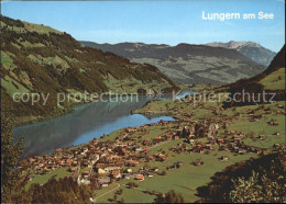 11891114 Lungern Mit Pilatus Fliegeraufnahme Lungern - Otros & Sin Clasificación