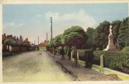 BRAY SUR SOMME - AVENUE ARISTIDE BRIAND ET MONUMENT - Bray Sur Somme