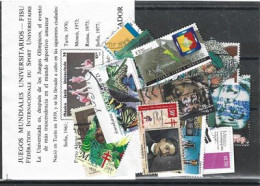 MEXICO:  Lot De 20 Timbres Recents Oblitérés 1ère Qualité, Grands Formats Differents, Inclus 1 Bloc-Feuillet. Lot # 6 - Lots & Kiloware (mixtures) - Max. 999 Stamps