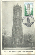 30812 - Carte Maximum - France - Paris - Tour Saint Jacques - Cpa Collection Petit Journal - 2010-2019