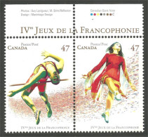 Canada Francophonie Se-tenant MNH ** Neuf SC (C18-95ahja) - Nuevos