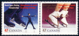 Canada Figure Skating Patinage Artistique Se-tenant MNH ** Neuf SC (C18-99ab) - Pattinaggio Artistico