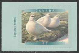 Canada Rock Ptarmigan Lagopede MNH ** Neuf SC (C18-92gb) - Sonstige & Ohne Zuordnung