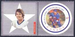 Canada Hockey Denis Potvin With Label MNH ** Neuf SC (C18-85dl) - Hockey (Ice)