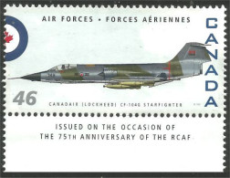 Canada Air Forces Avion Militaire Military Airplane Canadair Lockheed CF-104G Starfighter MNH ** Neuf SC (C18-08nla) - Ungebraucht