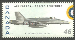 Canada Air Forces Avion Militaire Military Airplane McDonnell Douglas CF-18 Hornet MNH ** Neuf SC (C18-08ga) - Nuovi