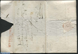 Netherlands 1815 Letter From Amsterdam (Debourse II8 Amsterdam) To Edam, Postal History - ...-1852 Prephilately