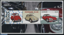 Denmark 2017 Vintage Cars S/s, Mint NH, Transport - Automobiles - Unused Stamps