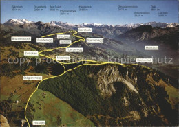 11890980 Alpthal Sieben Egg Wanderkarte Mit Schwyzer Alpen Alpthal - Autres & Non Classés