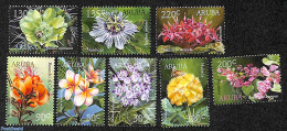 Aruba 2017 Flowers 8v, Mint NH, Nature - Flowers & Plants - Autres & Non Classés