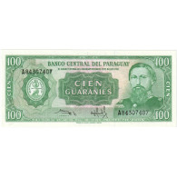 Paraguay, 100 Guaranies, 1952, 1952-03-25, KM:205, NEUF - Paraguay